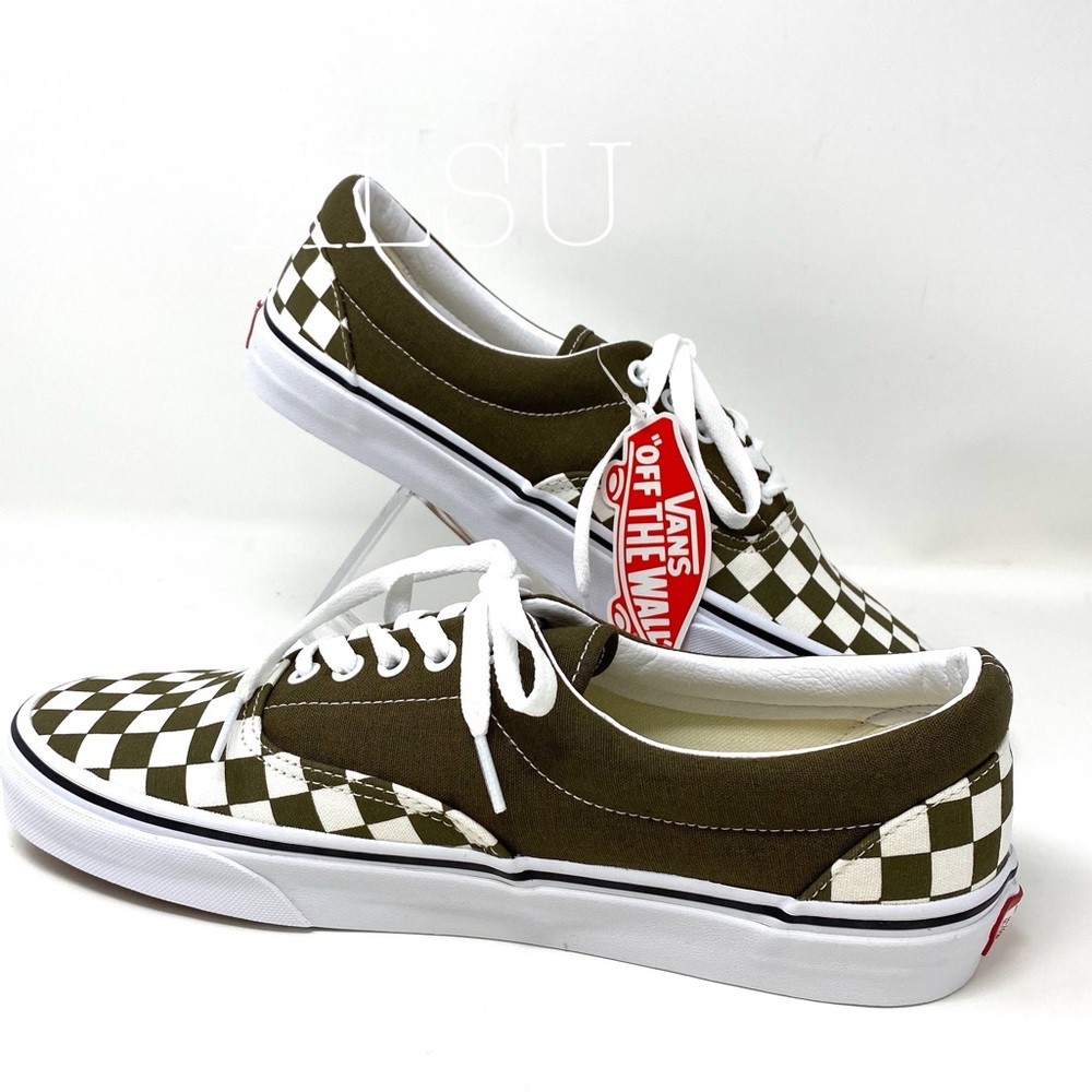 VANS 🔥SALE!🔥 Checkerboard Beech Dark Green White Low Sneaker Men’s VN0A4BV4VXI - Picture 9 of 11